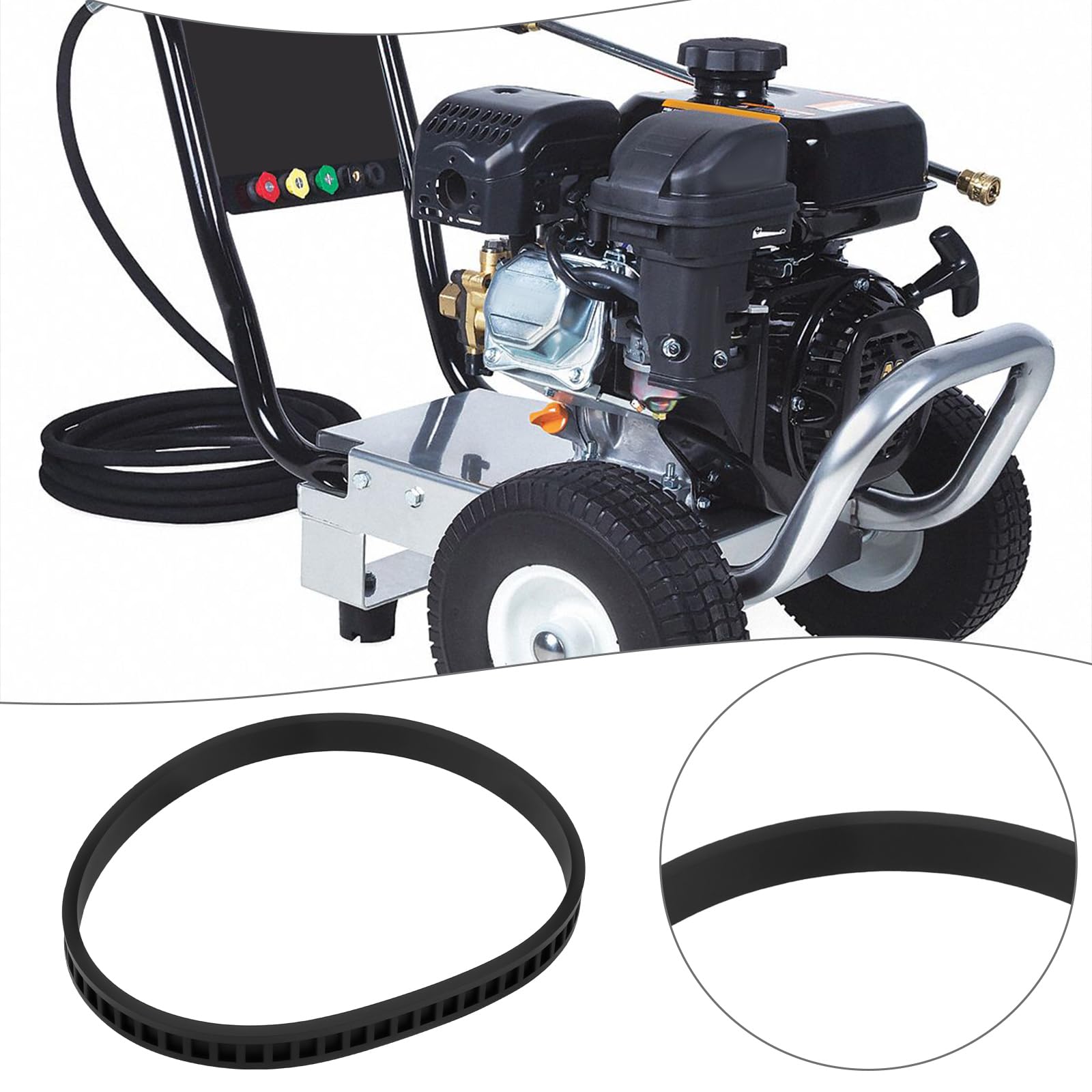 LT Easiyl 2Pcs Blade Pulley Tire Band Saw Pulley Tire Belt 45-69-0010 Compatible with Grainger 10D924 10D925 10D926 10D927 2Z739 6Z344 Black - Image 3