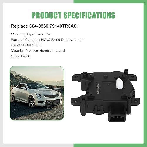 Miniatura 2 de SCITOO Reemplazo de actuador de puerta de mezcla de calentador HVAC para Acura para RDX 2013-2018, para Honda para Accord 2013-2017, para Honda para