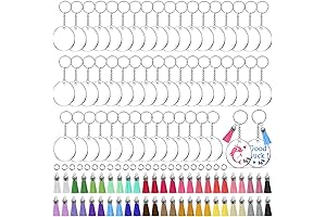 shynek Acrylic Blank Keychains for Vinyl