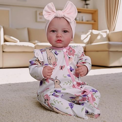 Miniatura 7 de BABESIDE Reborn Baby Dolls - Muñeca realista de vinilo suave de 20 pulgadas, muñecas de bebé de la vida real con accesorios completos, perfectas