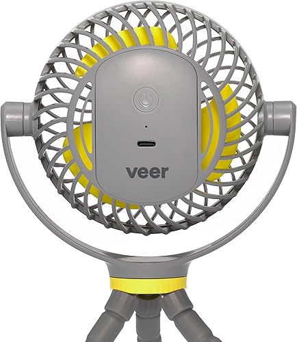 Miniatura 3 de Veer Flex Fan - Ventilador portátil para cochecito de bebé, motor ligero y silencioso de 4 velocidades que proporciona la máxima refrigeración y