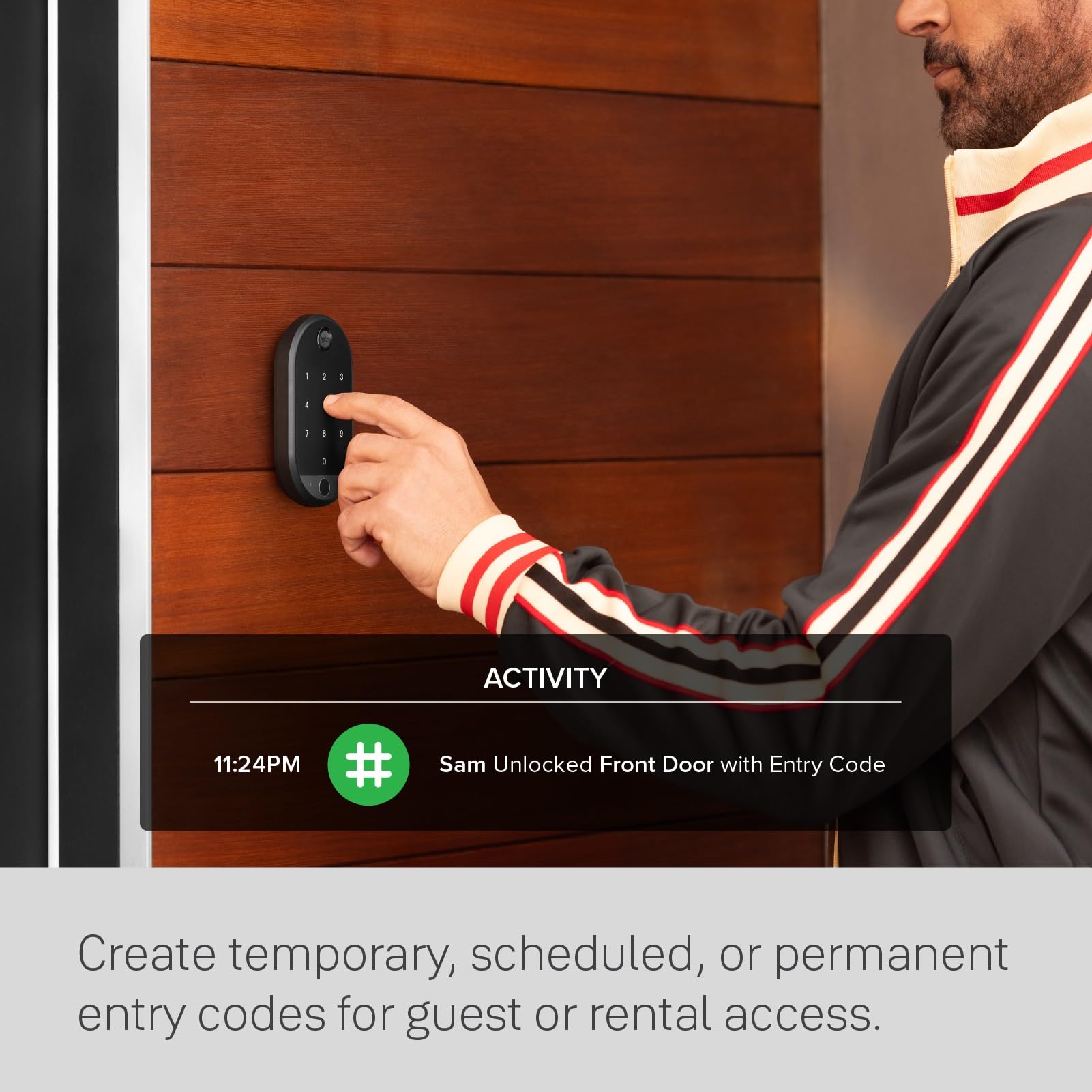 Yale August Wi-Fi Smart Lock with Keypad Touch in Black