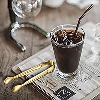 Vista 5 de Paquete de 10 pinzas pequeñas de hielo para azúcar, mini pinzas de acero inoxidable para servir aperitivos, para fiestas, café, té, vino, cocina