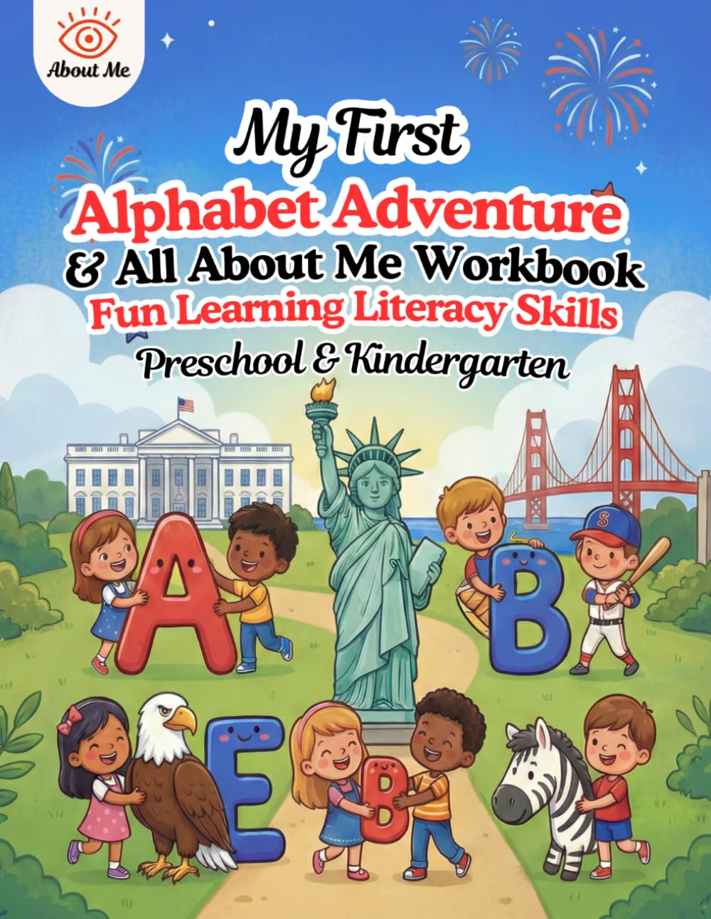 My First Alphabet Adventure & All About Me Workbook: A Preschool Learning and Tracing Activity Book for Early Learners