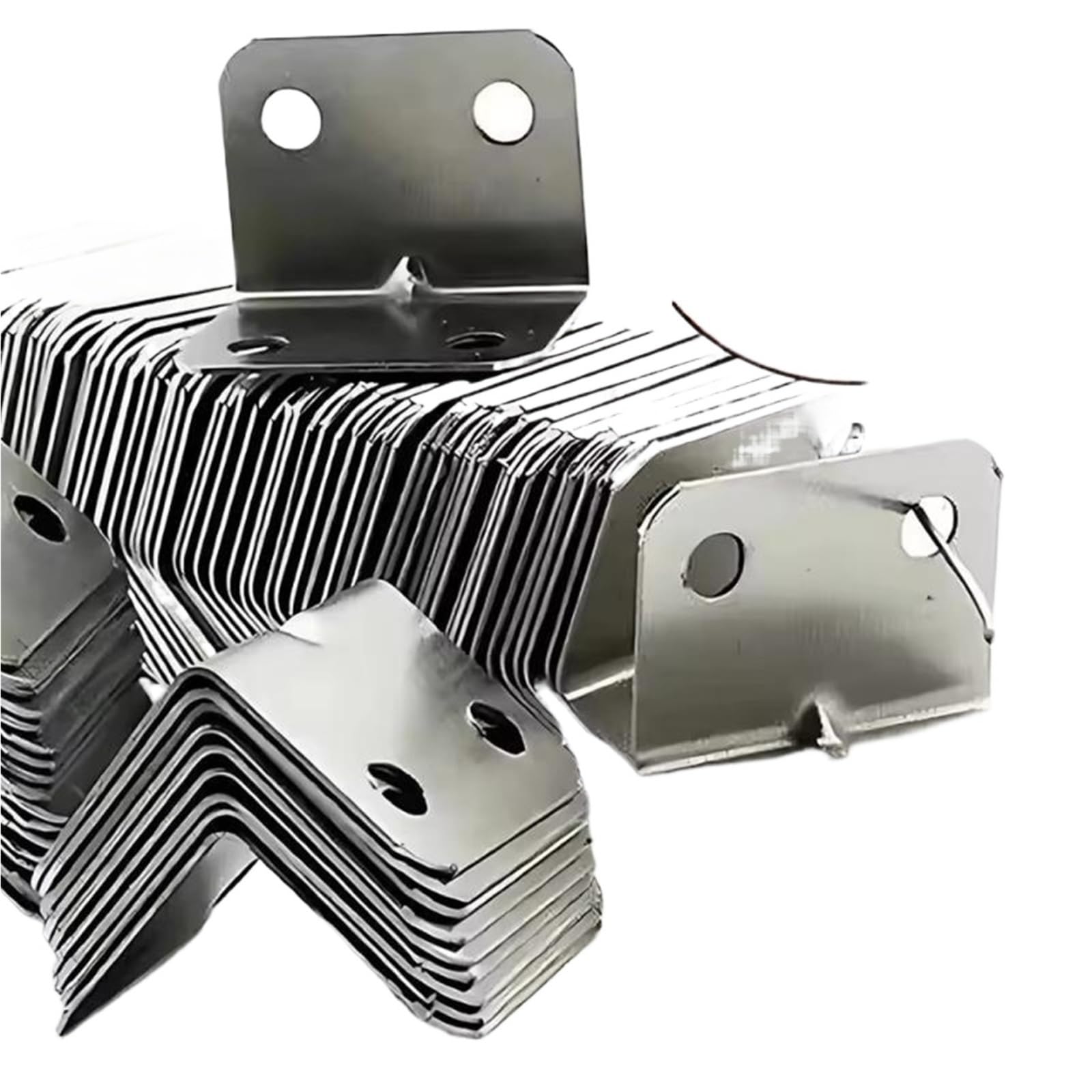 Dsfihjo One Color 20-Pack Stainless Steel L Brackets - Heavy Duty Corner Braces For Shelves & Furniture