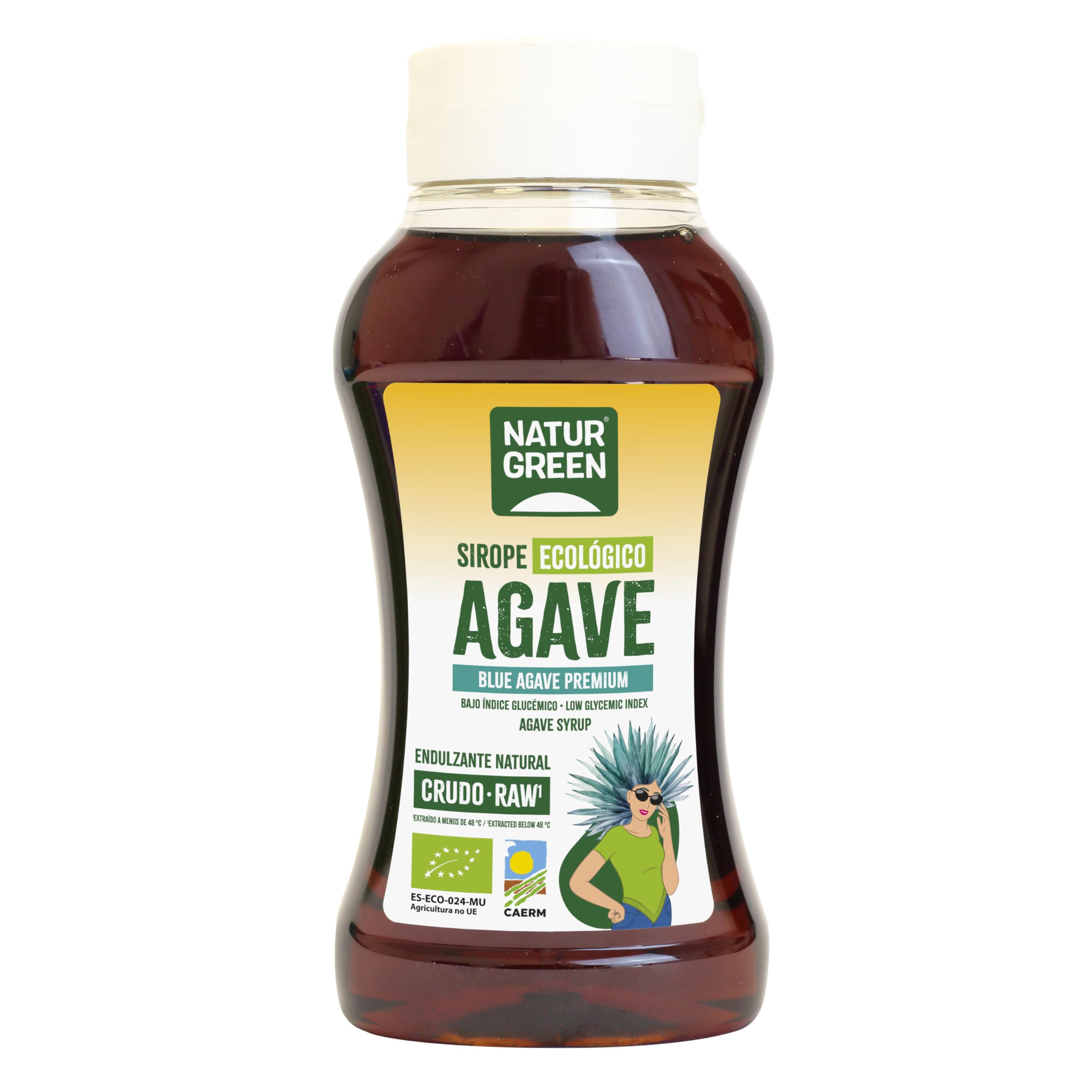 NaturGreen Sirope Agave Crudo Bio 500 ml