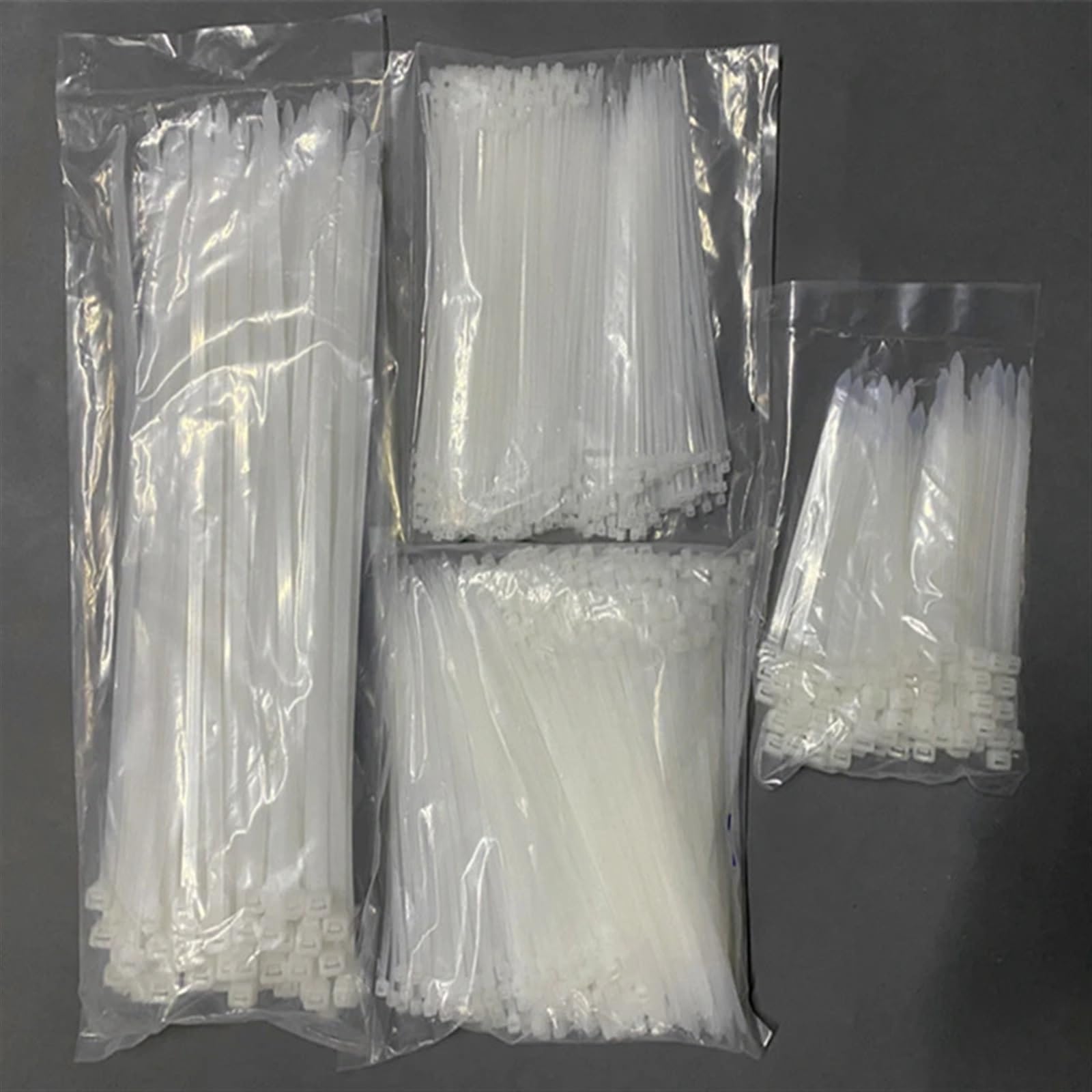 W 10mm 100 pièces L400-1000mm GB blanc autobloquant en Nylon industriel attache de câble fixer câble organisateur fil câble ZipTie (Color : Black, Size : 10x1000-100pcs)