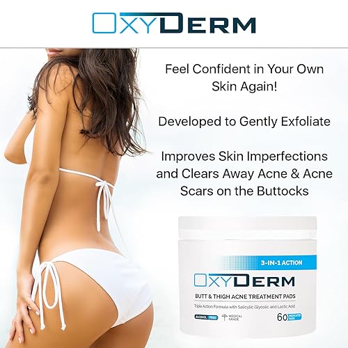 Miniatura 8 de Almohadillas de tratamiento para el acné de glúteos y muslos almohadillas exfoliantes para eliminar las bacterias que causan el acné. Elimina