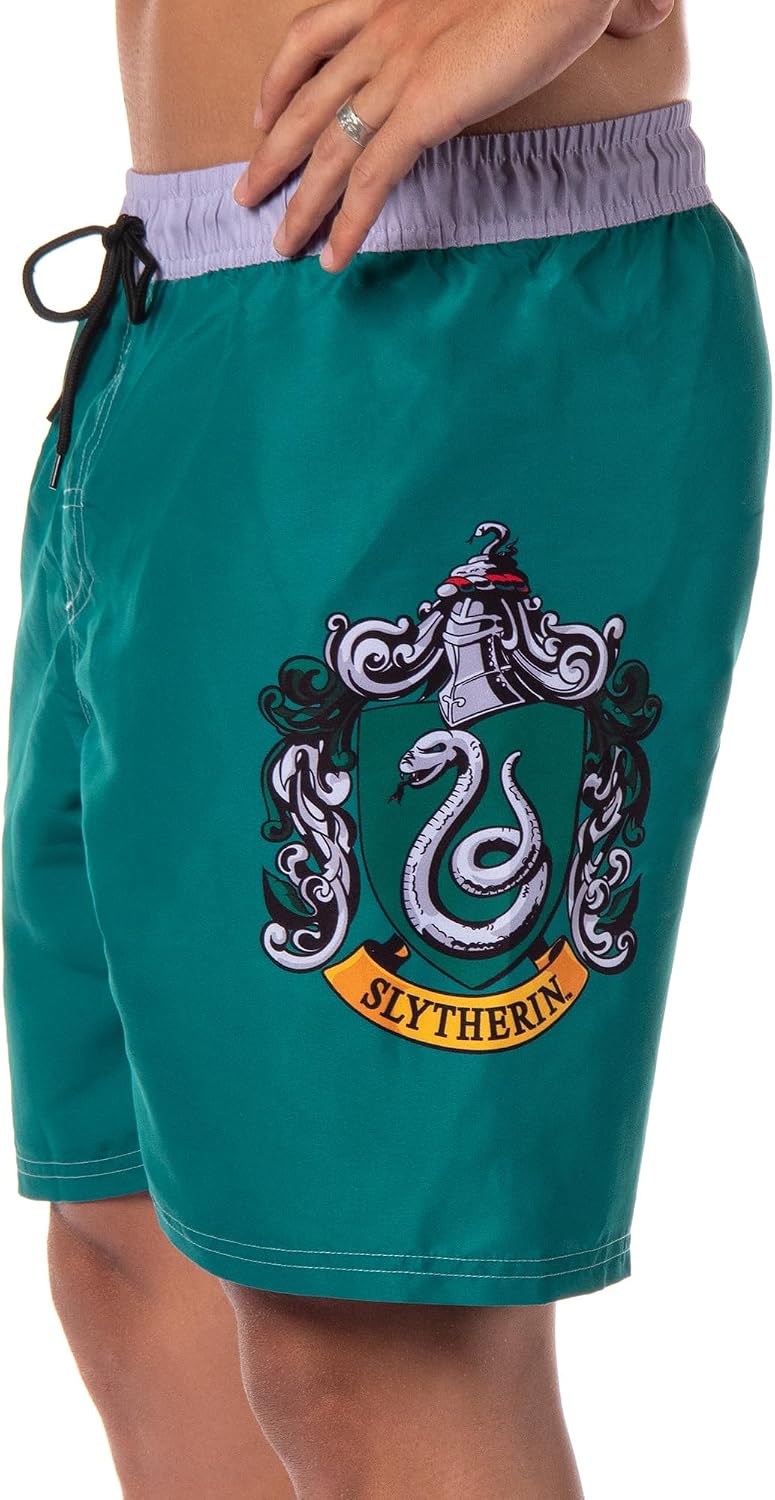 INTIMO The Wizarding World of Harry Potter Men's Hogwarts All Houses Swim Trunks