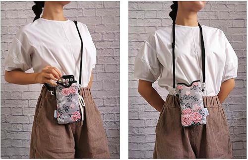 Miniatura 2 de Tainada Funda de neopreno para teléfono para hombres y mujeres, con correa cruzadacordón para el cuello para iPhone 1514 Pro Max, 1514 Plus, Samsung