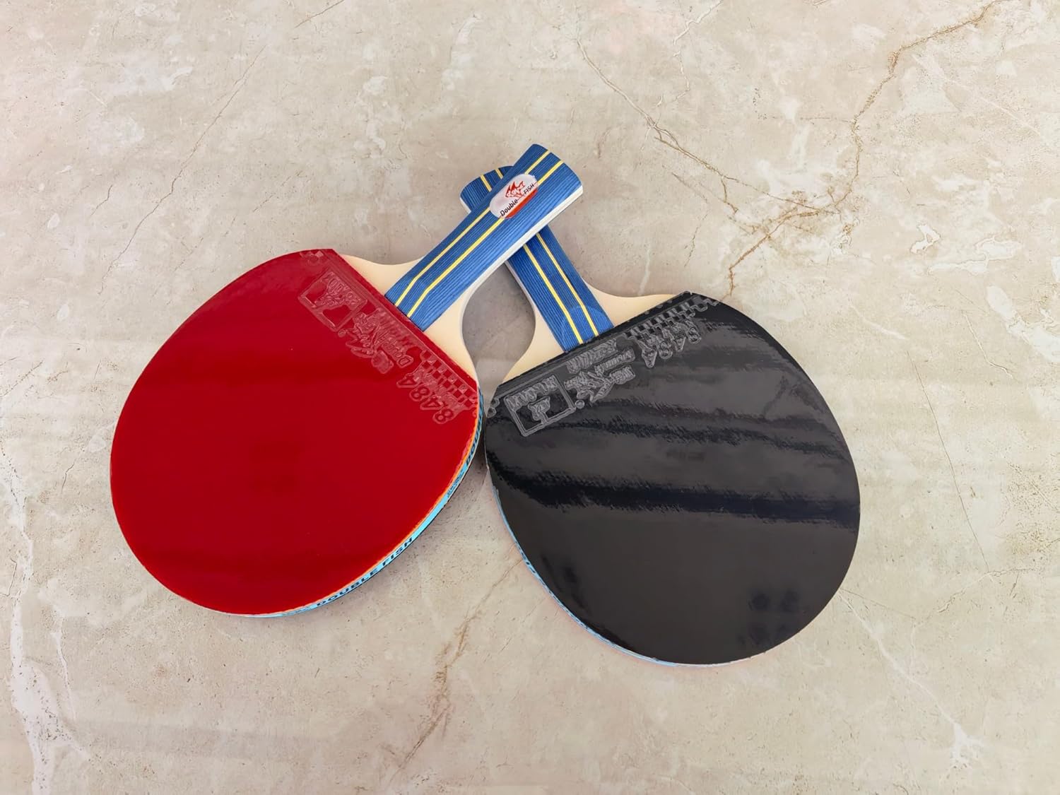 Professional Table Tennis Racket Set with 2 Premium Paddles & 6 Balls, All-in-One Ping Pong Kit for Indoor/Outdoor Games, Includes Portable Case, Beginner & Family Friendly