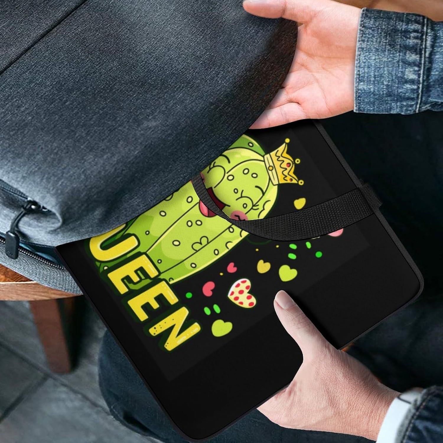 Pickle Queen Laptop Bag Print Computer Sleeve Case Protector Briefcase Totes for Women Men