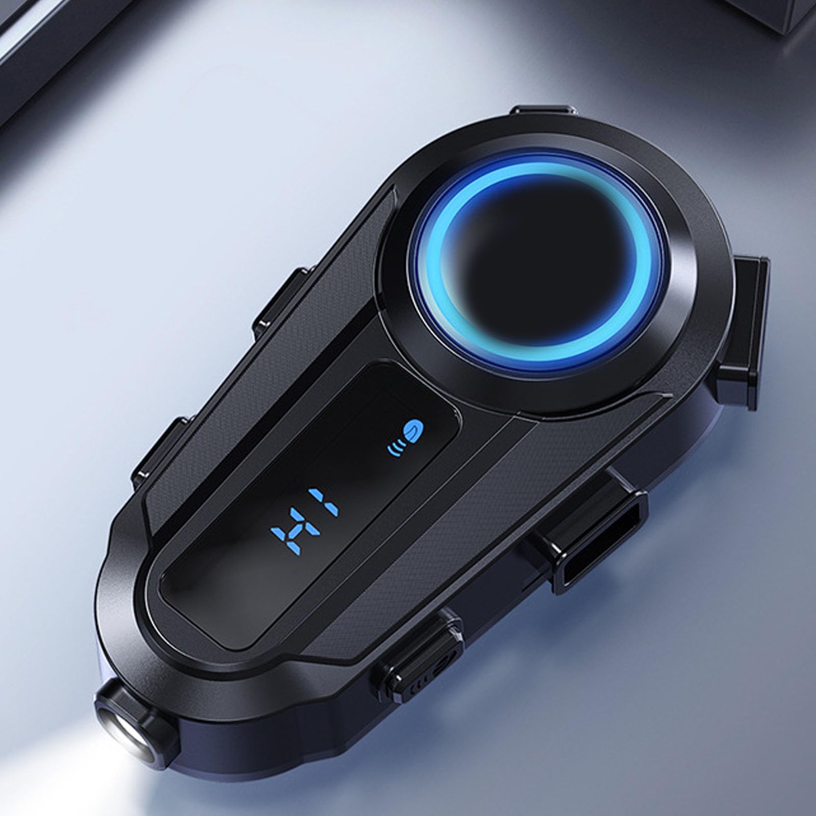 Jiawu Auricolare Bluetooth per Moto HiFi Modalità Doppia Conversazione Wireless per la Guida Guida Batteria IPX6 Impermeabile 18H