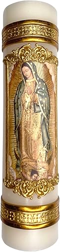 Angelitos de Mexico Virgen de Guadalupe Vela Oración Nuestra Señora de Guadalupe Guadalupana Cirio Vela Veladora