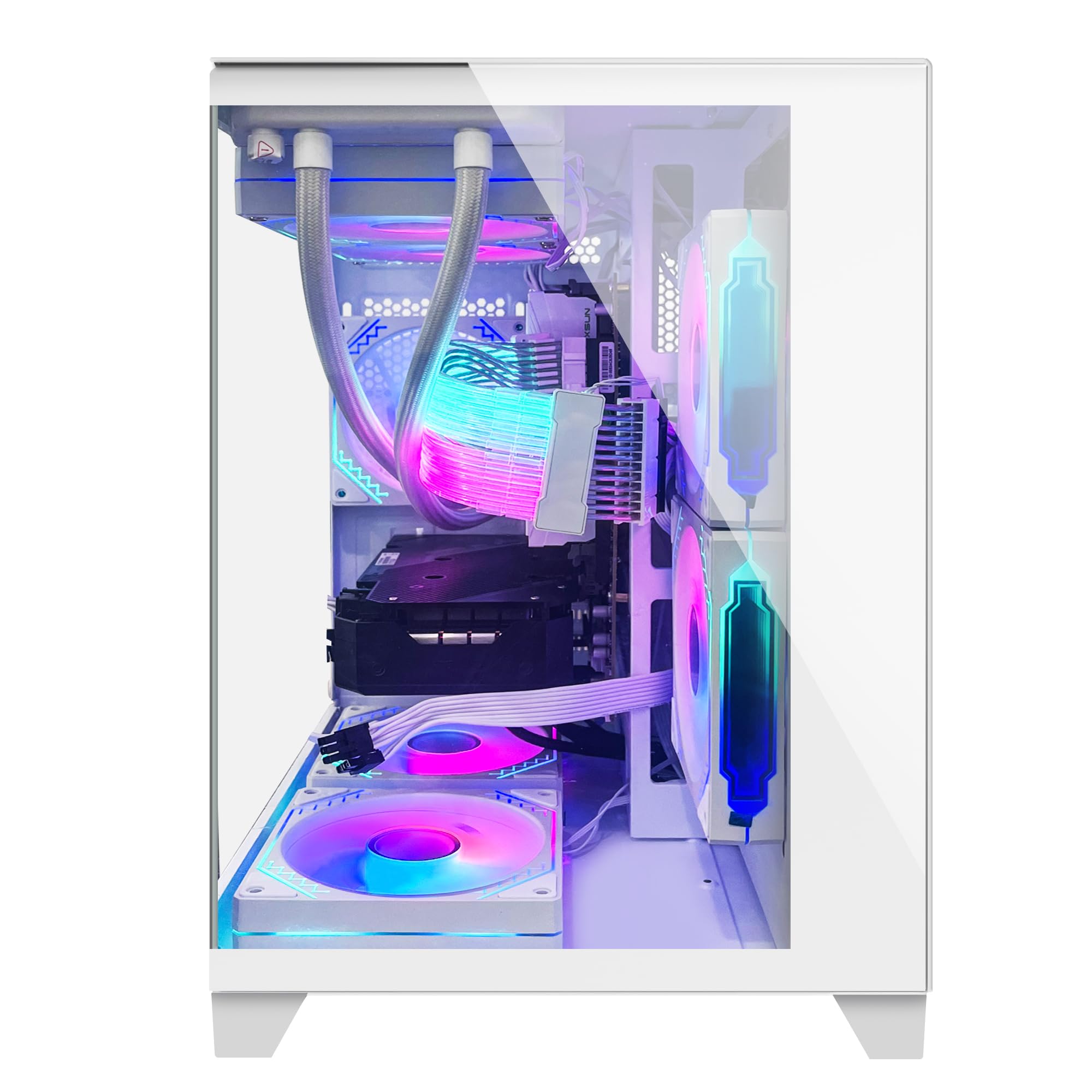 Amazon.com: HELLOLAND Gaming PC -AMD Ryzen 7 5700X 3.4 GHz-RX 6650 