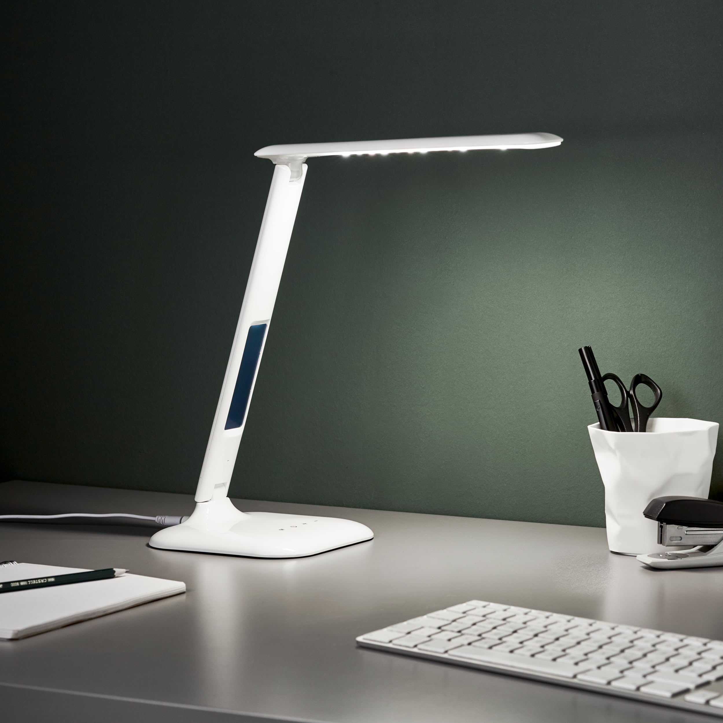 Lightbox lampe de bureau LED avec affichage de la date & fonction réveil &