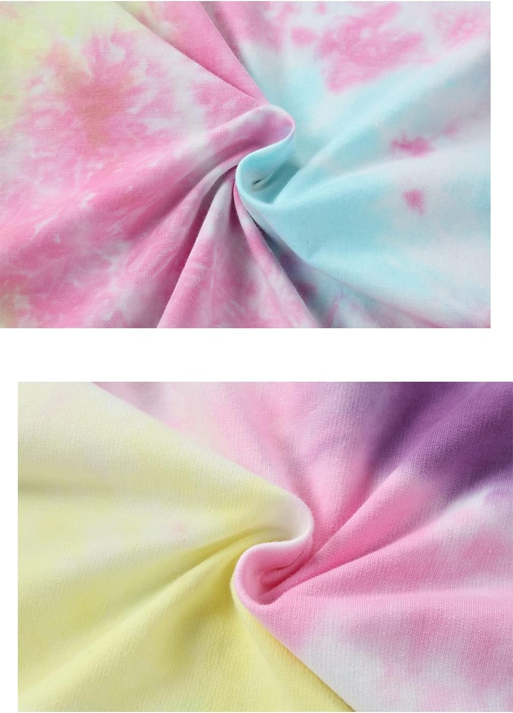 Deeorla Little Boys Girls Cotton Tie Dye Hoodies Long Sleeve Pullover Sweatshirts for Big Kids 5-15Years - Image 7