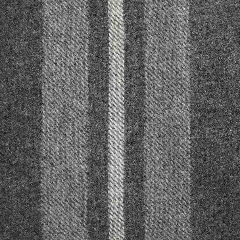 Faribault Mill Cabin Wool Throw (Charcoal)