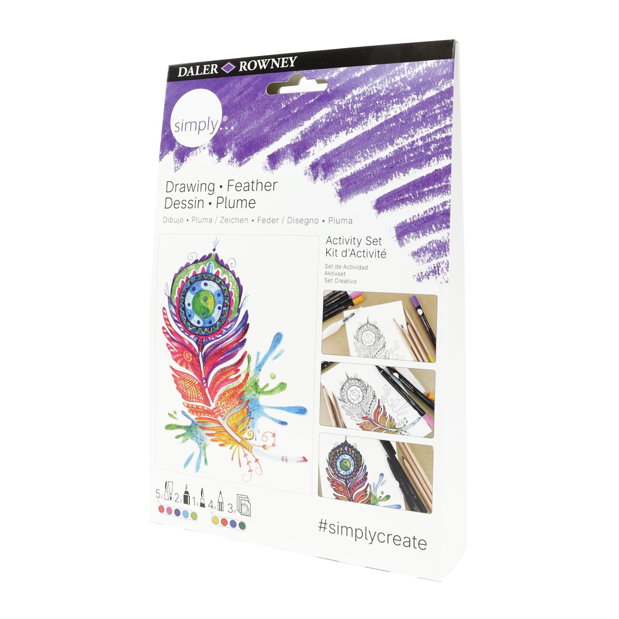 Daler Rowney Simply Value Pouring Art Set, Multicolor