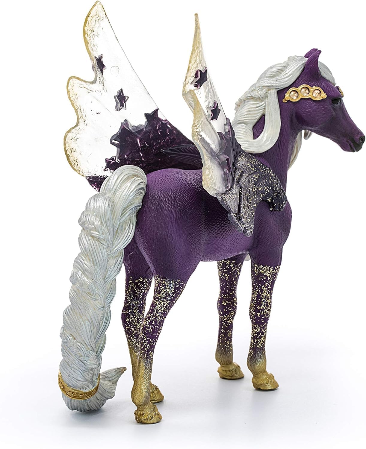 Schleich bayala, Unicorn Toys, Unicorn Gifts for Girls and Boys 5-12 Years Old, Star Pegasus Mare, Multi, 70579