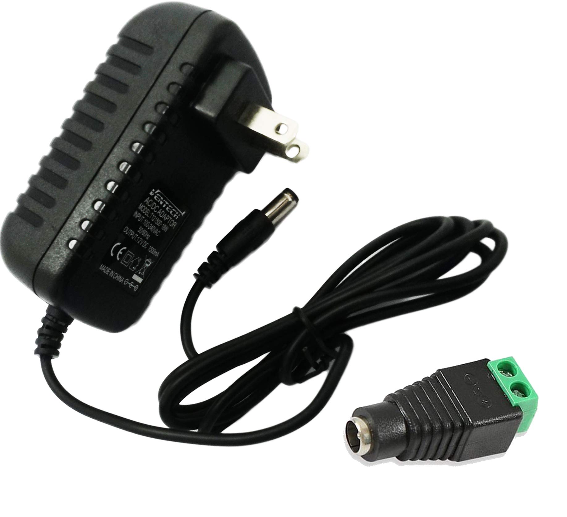 12v 1 5a Power Supply Adapter 100 240v Ac To Dc 12v Transformers Switching Power Supply