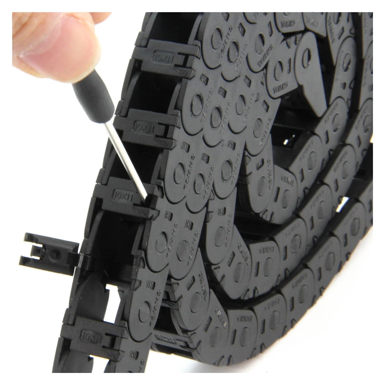 Cadena de Arrastre 10x11mm 1M Tipo Abierto for Impresora 3D/CNC