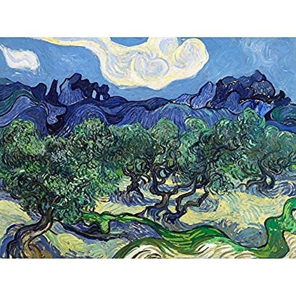 Vincent Van Gogh The Olive Trees Unframed Wall Art Print Poster Home Decor Premium