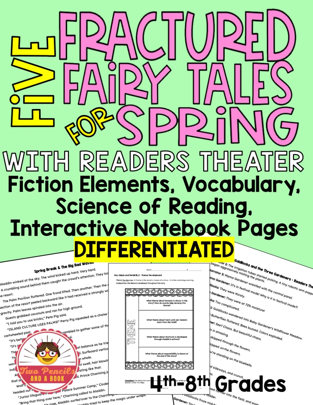 Five Fractured Fairy Tales for Spring With Readers Theater (Fractured Fairy Tales with Readers Theater)