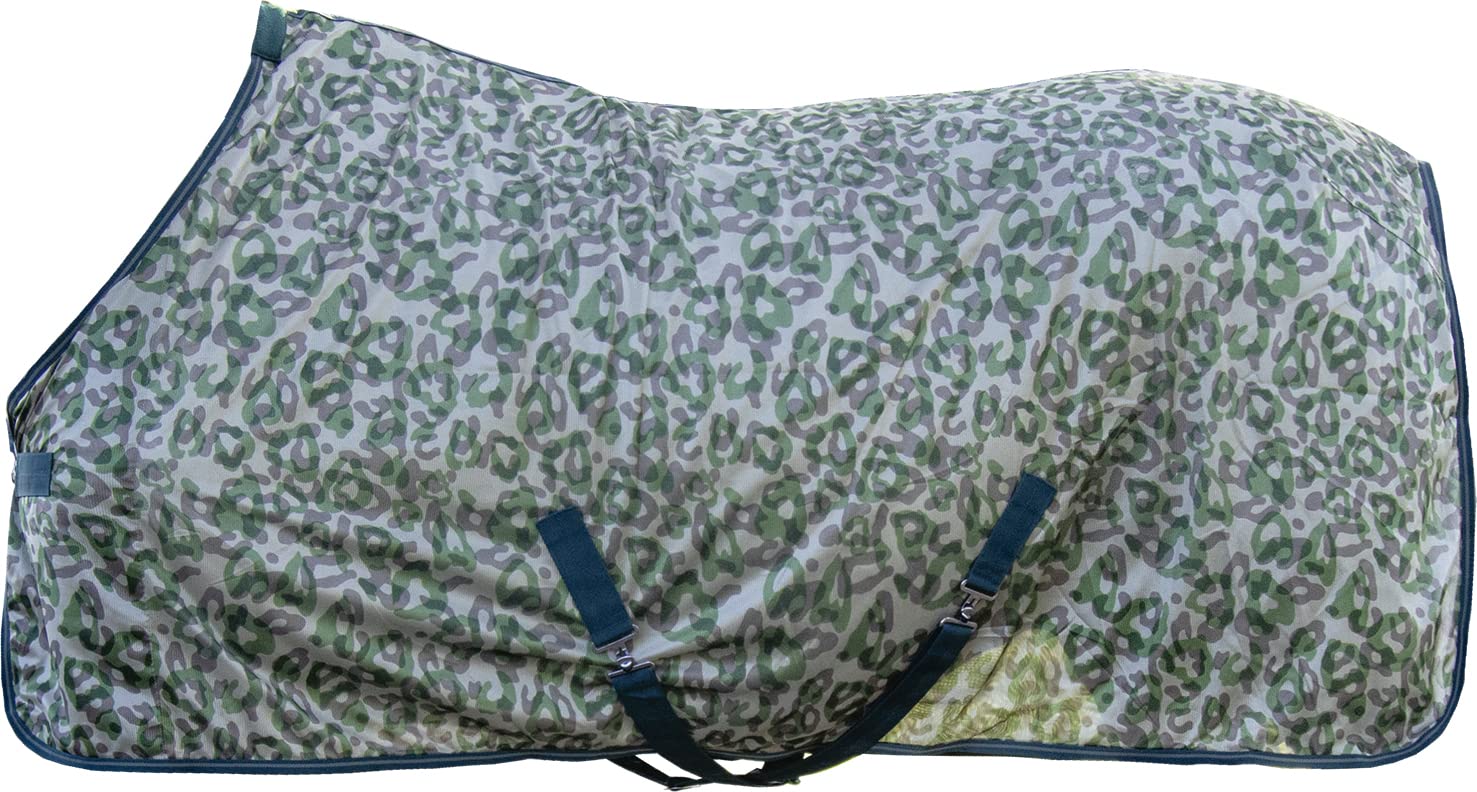 HKM Survival 5995 - Manta para caballo, diseño de camuflaje, color verde