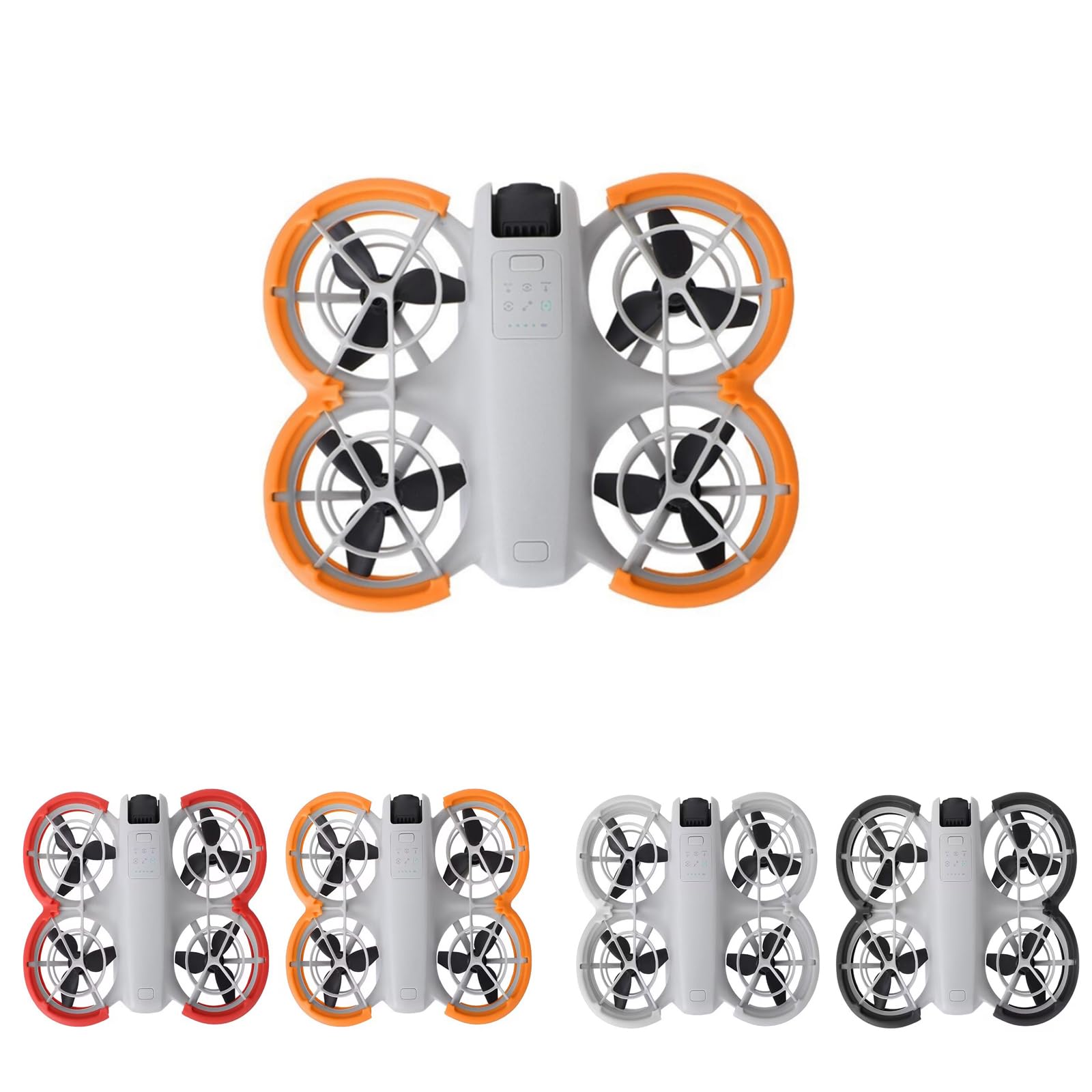 Propellers Protector For DJI NEO, Propeller Guard, Protective Bumper Ring, Prop Bumper Anti-Collision Protective Cover (Orange)