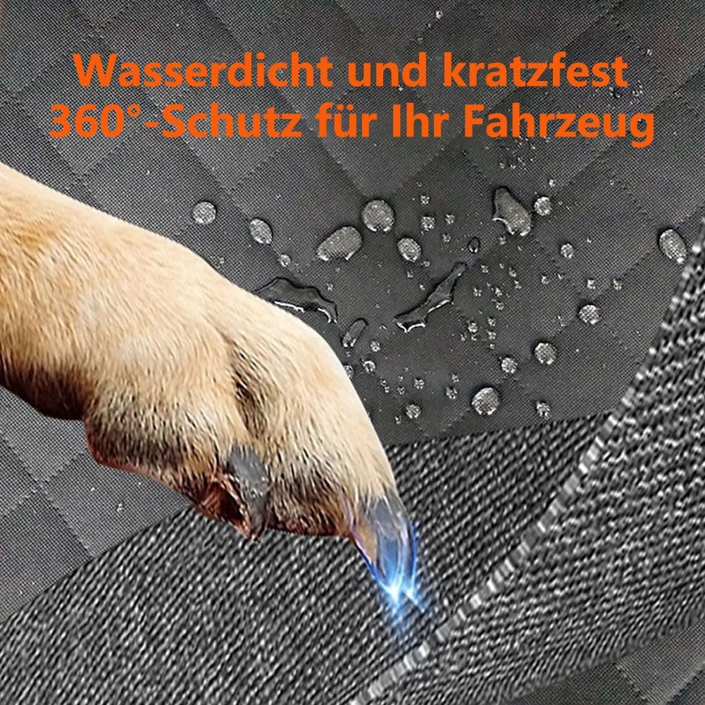 Hundedecke Auto Rückbank kompatibel mit Hyundai Tucson 2021-2024 Kratzfest 600D Oxford Kofferraum Matte Wasserfest