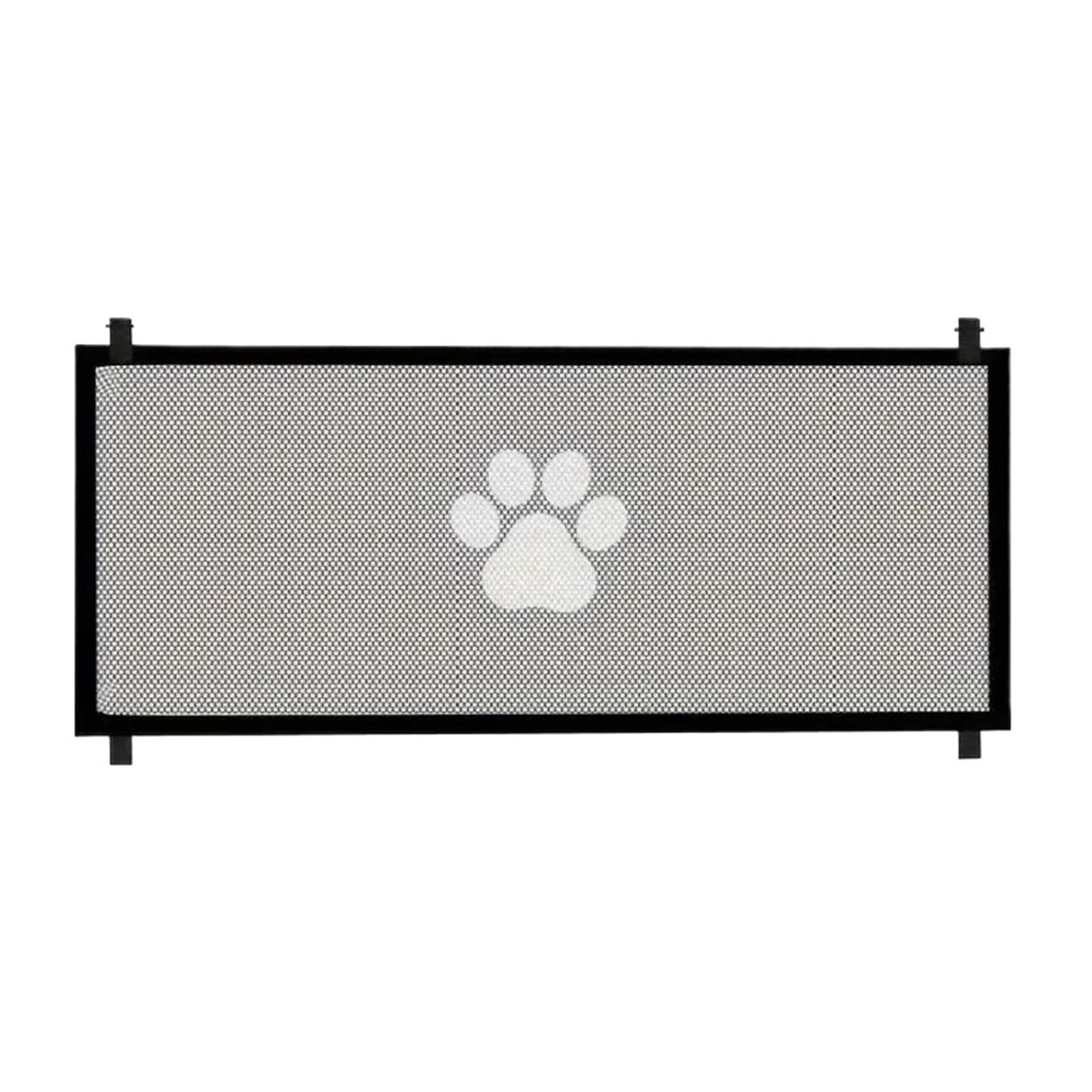 Pet Dog Barrier Fences Portable Folding Breathable Mesh Safety Isolated Network Doorways Easy Installtion(L-180X78cm)