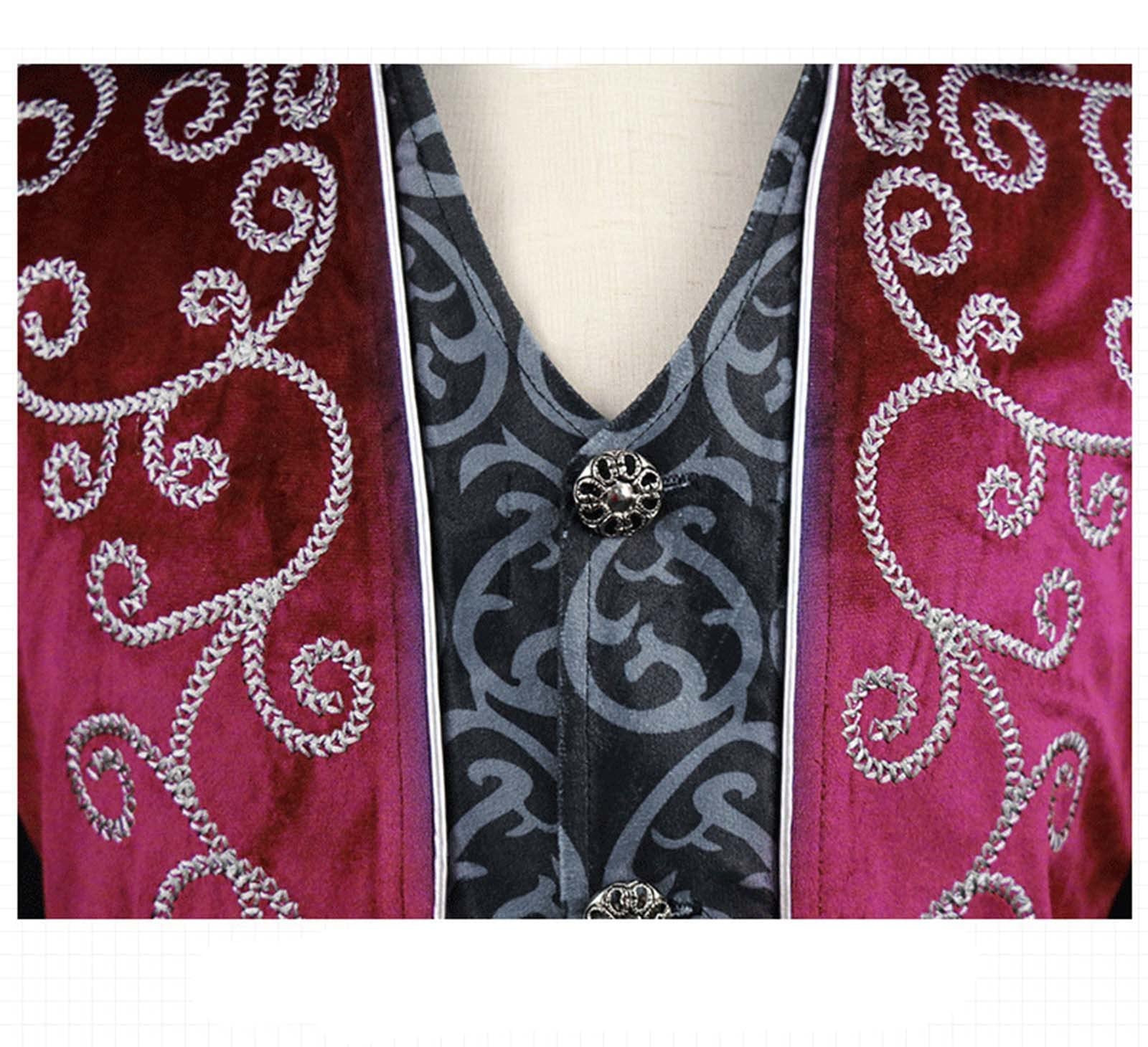 Uomini Gotico Giacca Coda Di Pie Nero Steampunk Vittoriano Matrimonio Costume Di Carnevale Vittoriano Cosplay Smoking Giacca Lunga Uomo Gotico€