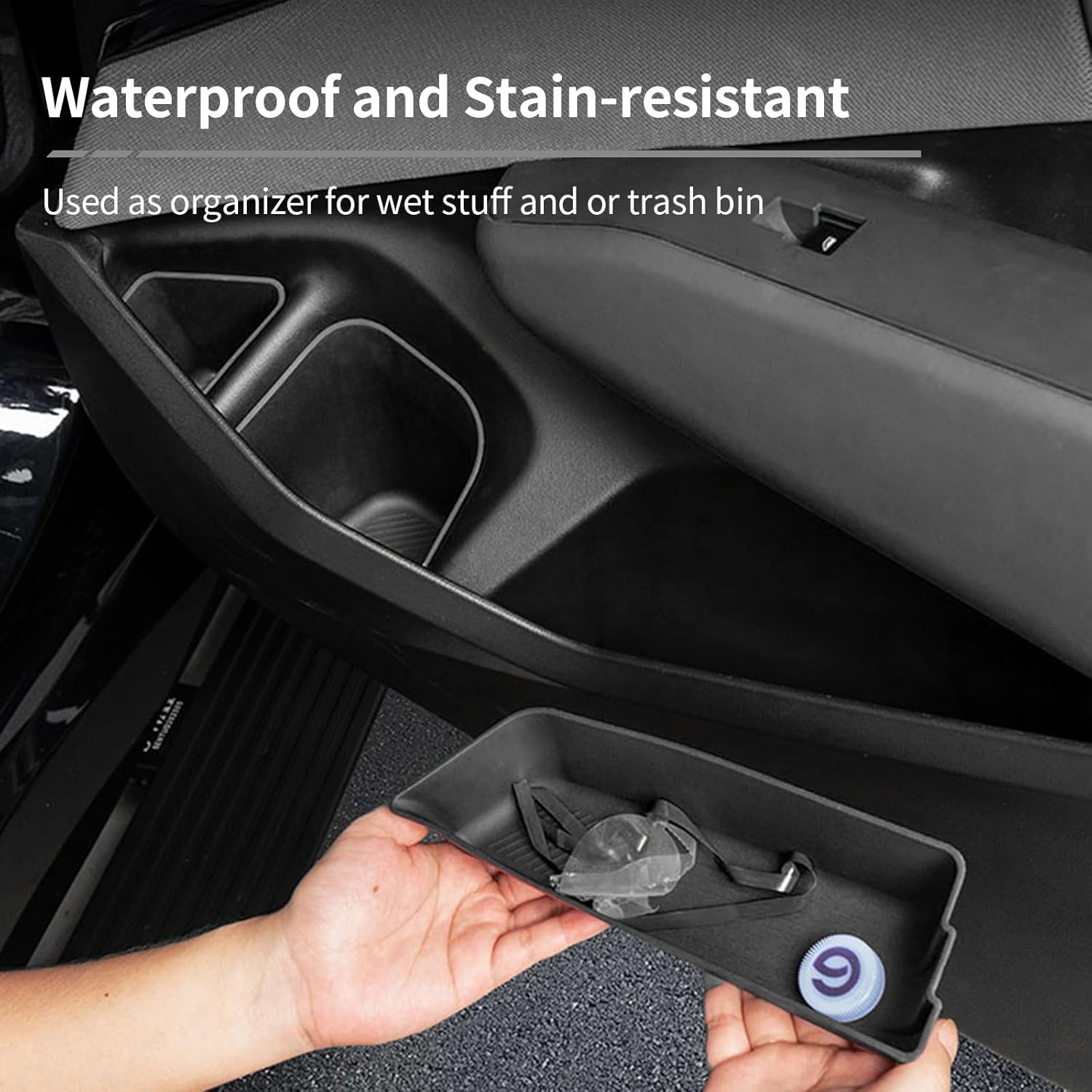 10pcs Car Door Organizer Tray Compatible with BMW X3 G45 2025, TPE Door Organizer Pocket Liners for X3 2025 2026, Front Rear Door Insert Tray Organizer Slot Storage