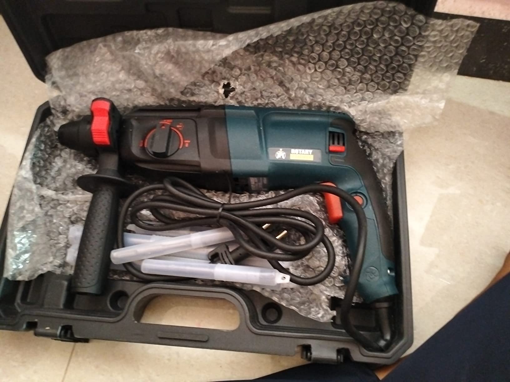 JPT 26MM 800W HEAVY DUTY CORE ROTARY HAMMER DRILL WITH CHISELING