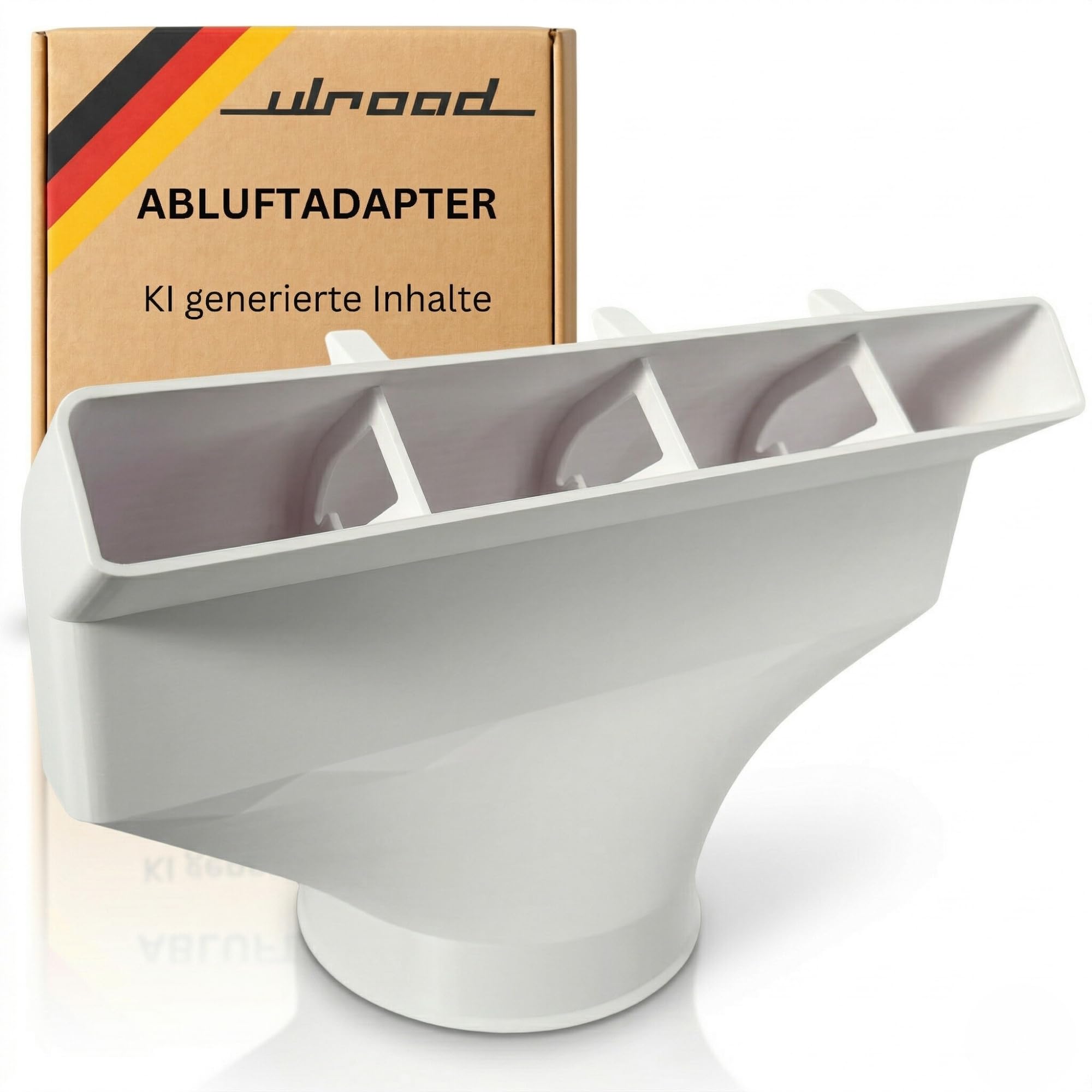 Adapter do okien, bardzo szeroki i płaski – reduktor Ø 150 mm do wąskiego otworu – pasuje do przenośnych klimatyzatorów Velux Roto Fakro