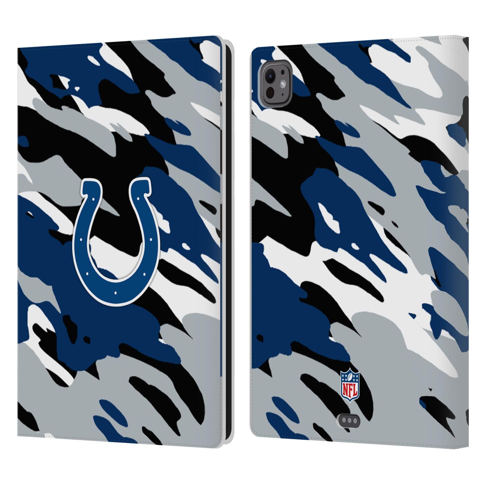 Protection cuir iPad Pro 11 M4 Colts NFL finitions premium - 7
