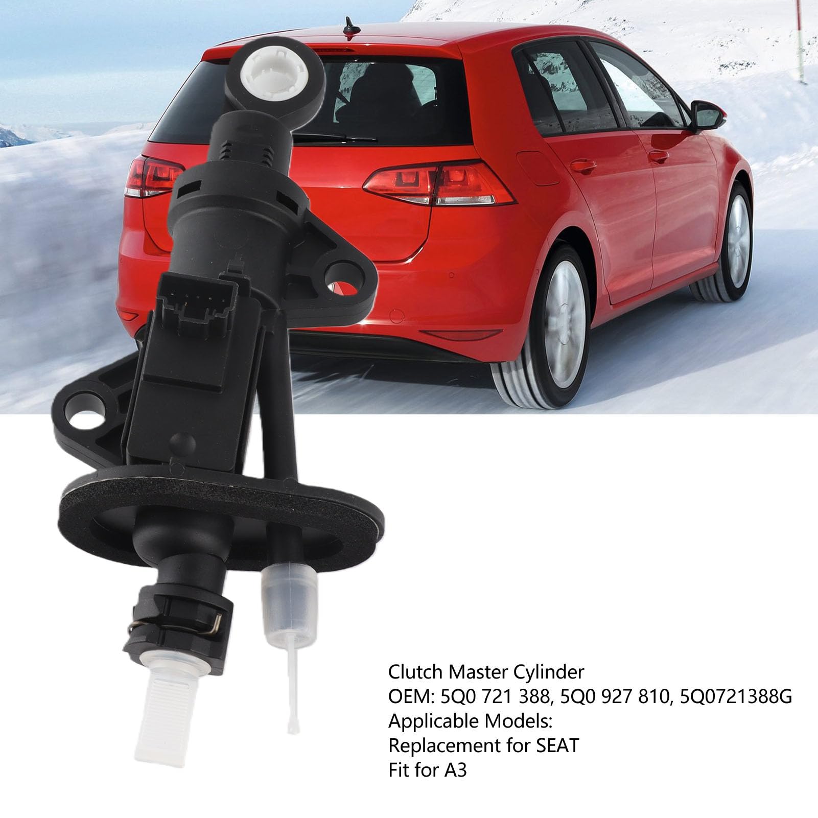Reemplazo del Cilindro Maestro para – Unidad Hidráulica ABS de Alta Resistencia Compatible con OEM 5Q0721388G 5Q0927810 5Q0721388