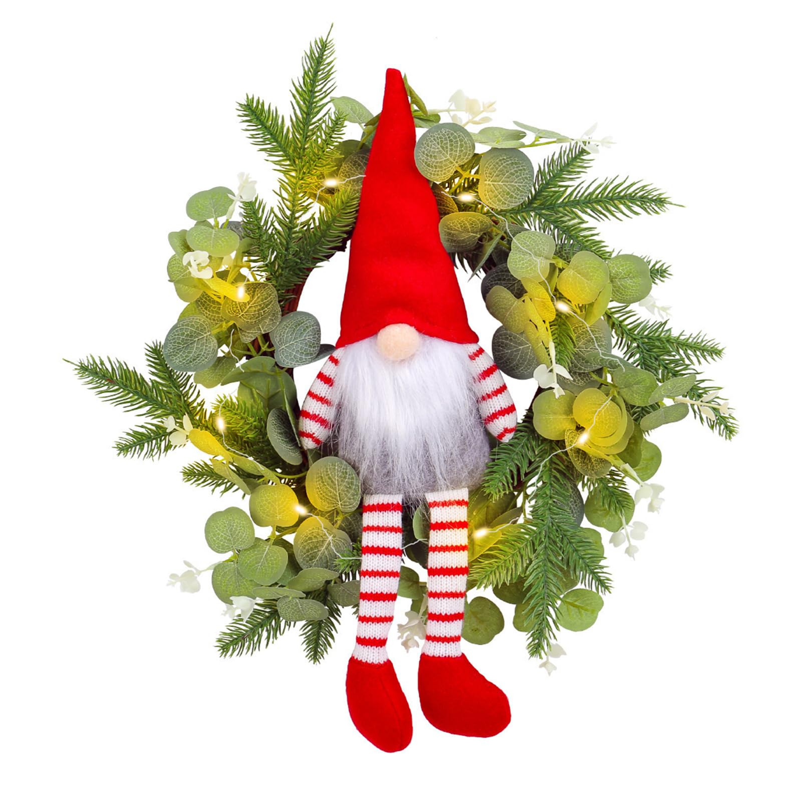 ALCXAZS Long Legged for Creative Luminous Decor Door Gnome Wreath Reusable Garland Multi - scene - Doors, Walls, Window(35cm)