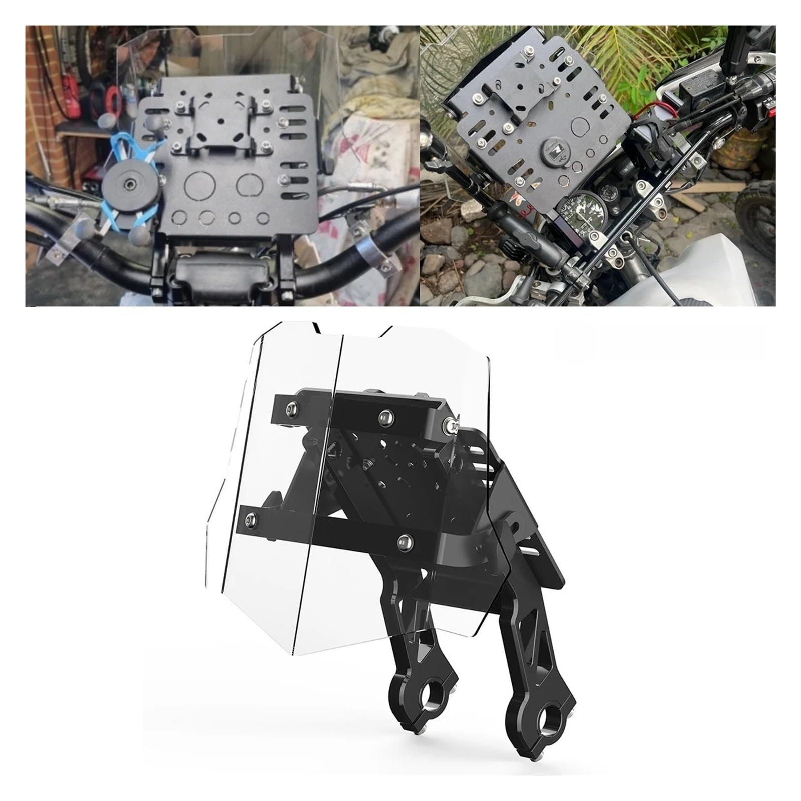 Soporte para teléfono de Moto Soporte de Montaje Universal para navegación GPS para, para Mini Kit carenado para Husqvarna