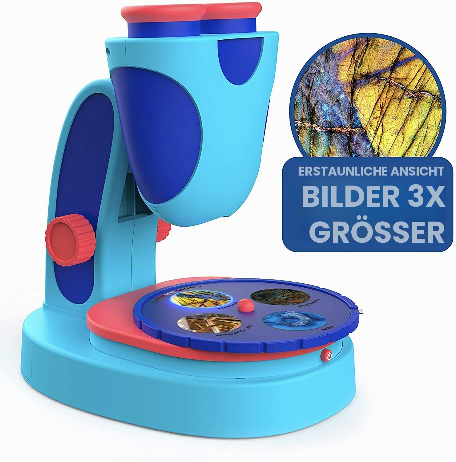 Learning Resources Kidscope - Mikroskop für Kinder, Mint-Spielzeug, als Geschenk für Jungen und Mädchen, ab 5 Jahren