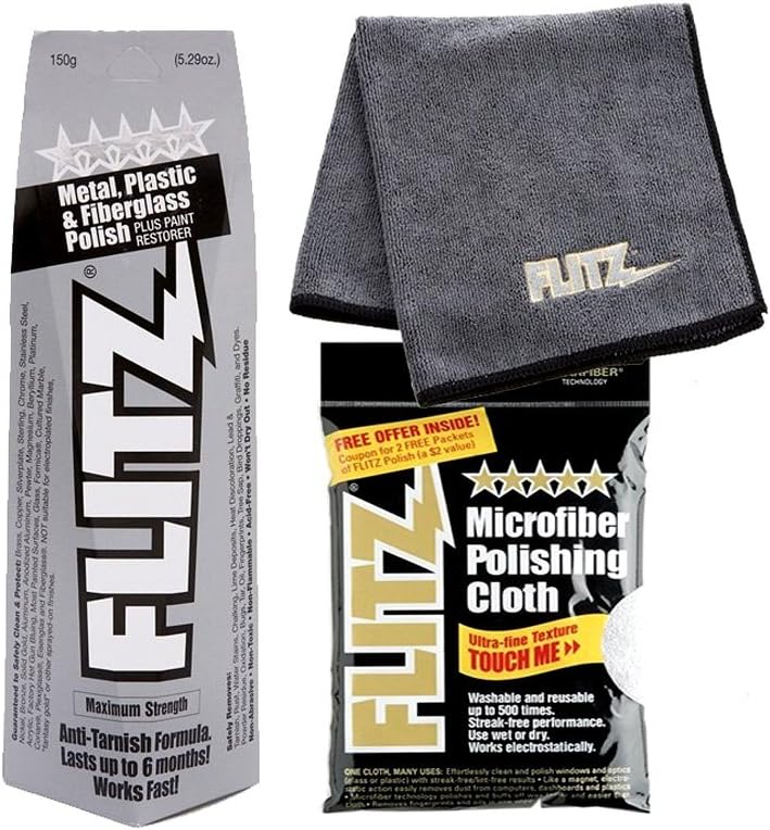 Flitz BU 03515 5.29 oz Blue Metal, Plastic and Fiberglass