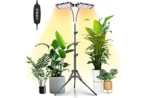 Adjustable Indoor Grow Light Stand with Auto Timer