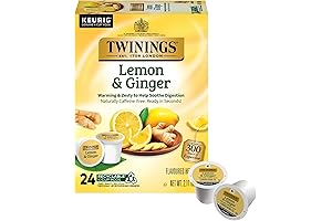 Twinings Lemon & Ginger Herbal Tea K-Cups for Keurig