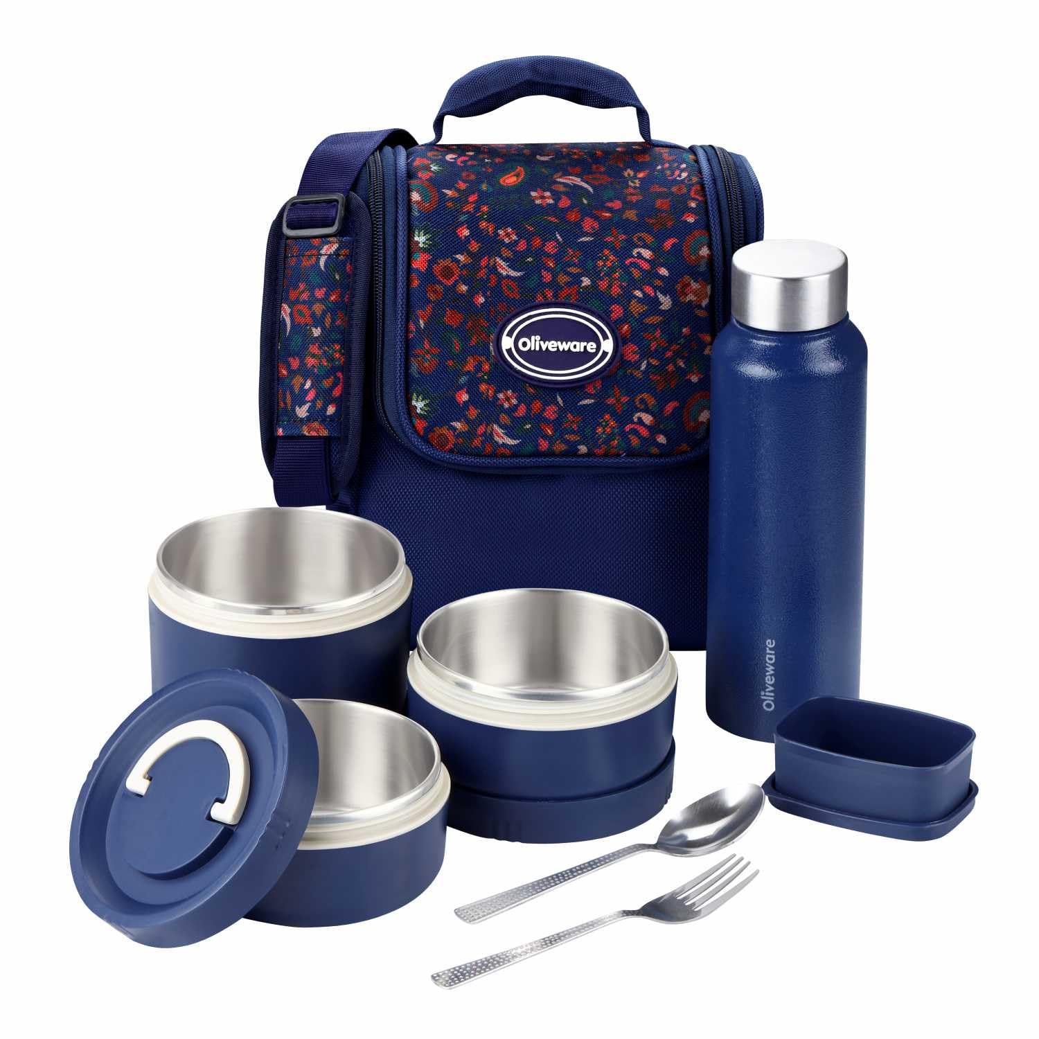 Oliveware Jahaan Lunch Box - Indian Heritage Design -1