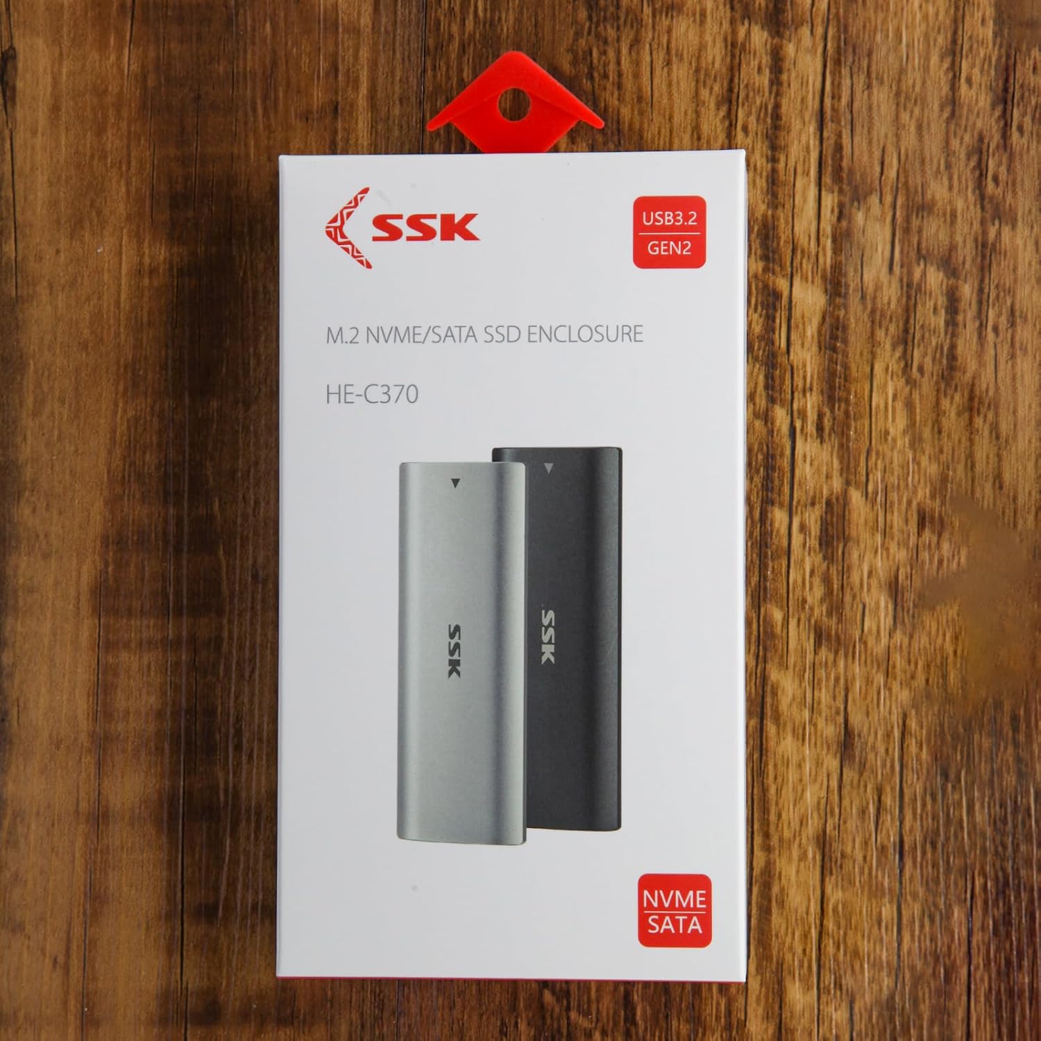 SSK M.2 NVME SATA Tool-Free SSD Enclosure Adapter Reader,RTL9210B Chips USB C 3.1/3.2 Gen 2 10Gbps PCIe,6Gbps SATA MKey/(B+M) Key,External Solid State Drive Case Support UASP Trim for 2242/2260/2280 : Electronics