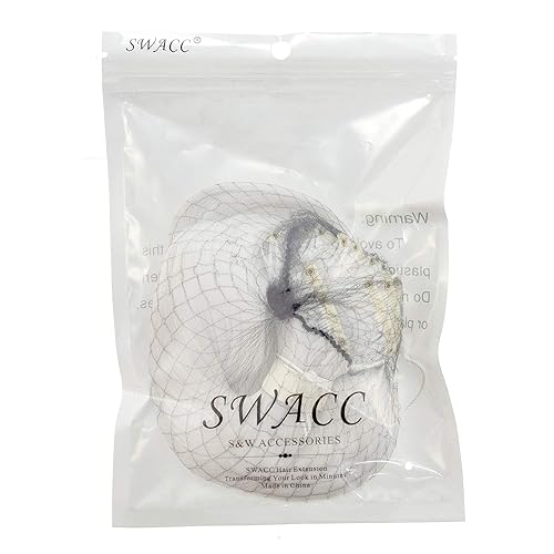 Miniatura 6 de Swacc - 12 unidades de extensiones estilo clip de cabello rizado y ondulado sintético de color para un mechón que destaca