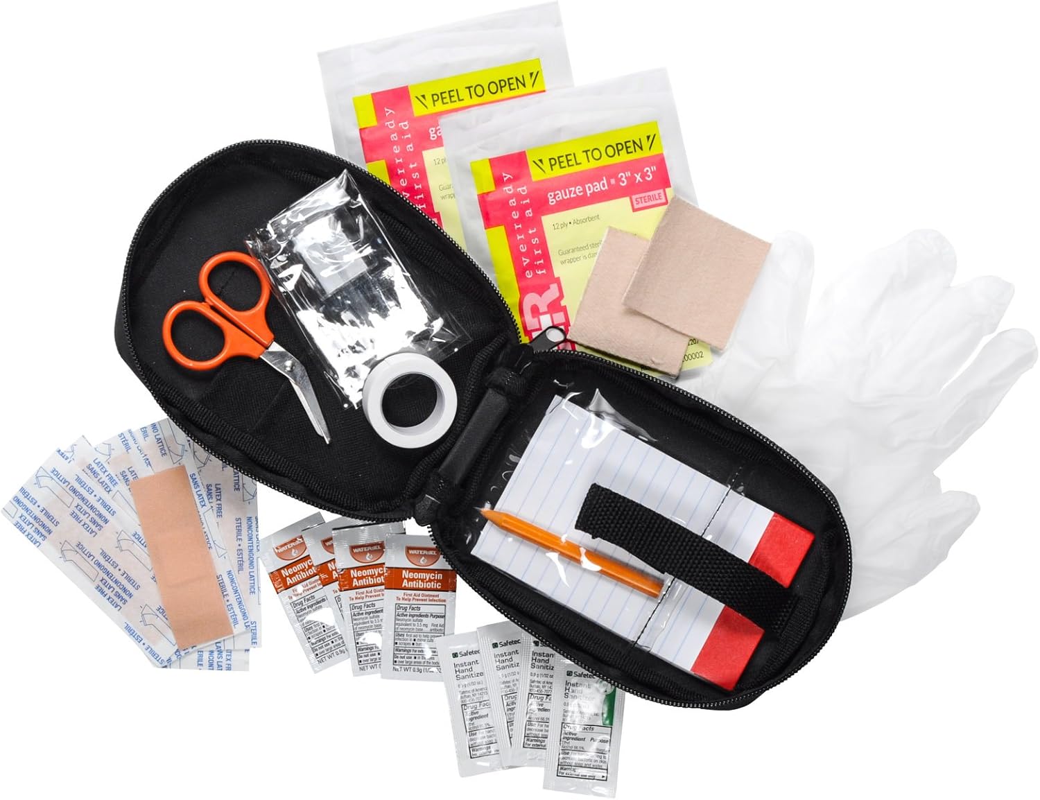 MFASCO Boy Scout Personal First Aid Kit-Compact Black Pouch Attaches to Belt or Bag, Scout-Compliant Supplies, Meets BSA Standards – Mini Emergency Kit for Travel, Hiking, Camping, Outdoor Use 6x4x2.5 MFASCO Boy Scout Personal First Aid Kit-Compact Black Pouch Attaches to Belt or Bag, Scout-Compliant Supplies, Meets BSA Standards – Mini Emergency Kit for Travel, Hiking, Camping, Outdoor Use 6x4x2.5