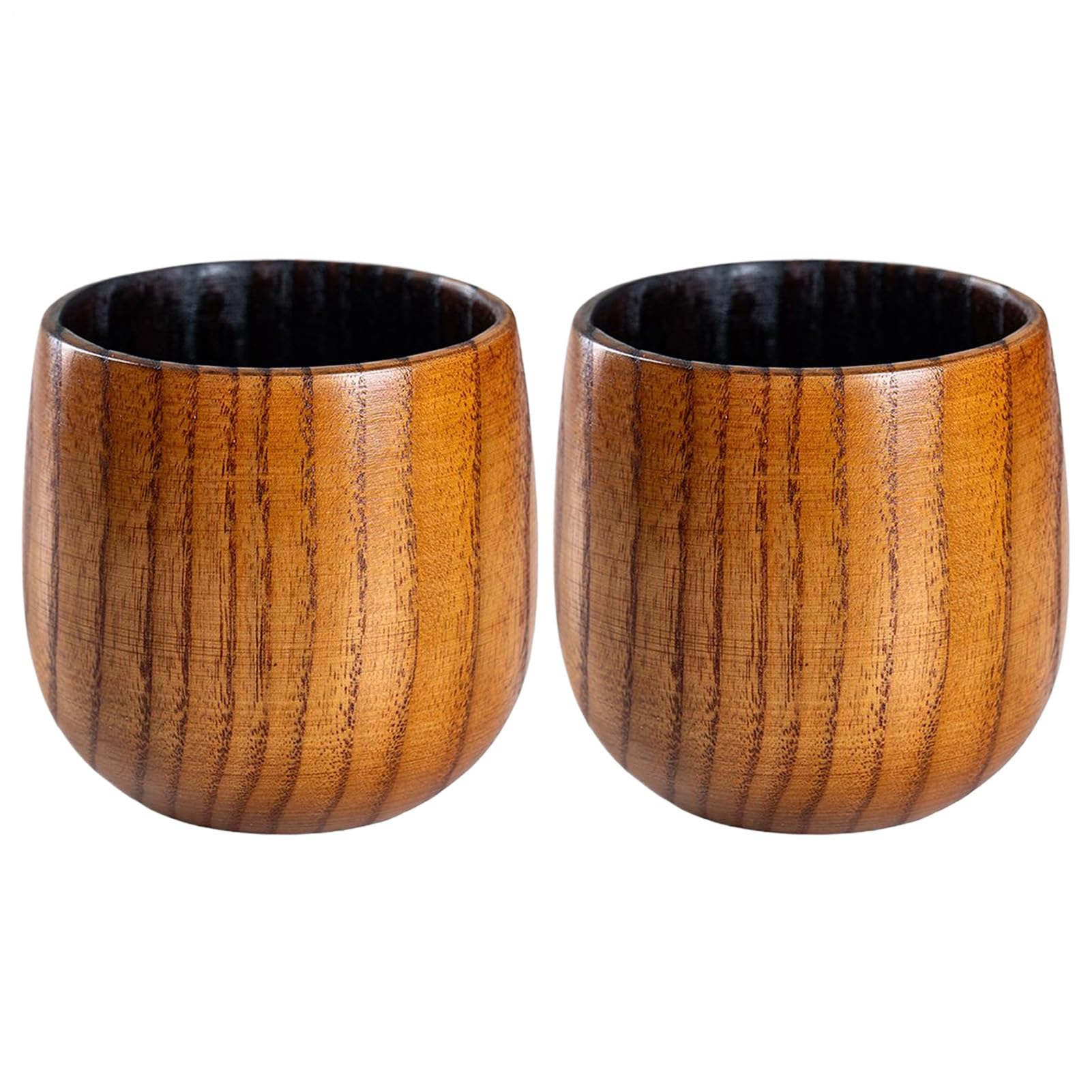 Tasse en bois de style ancien et décoration de table noble