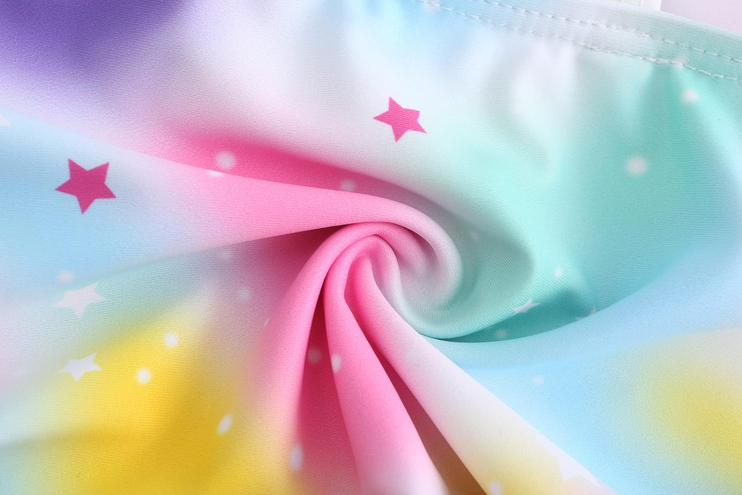 Little Girls Two Pieces Bikinis Unicorn Swimsuit Mermaid Tankini Bathing Suit - Image 7